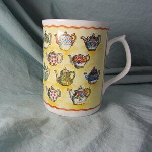 10 oz mug teapots jason bone china england (w1731)
